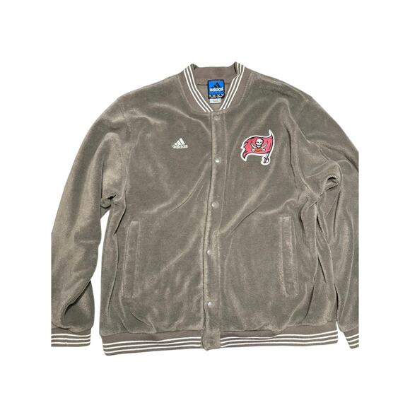 Adidas Vintage Fleece NFL Buccaneers Jacket Size XL - Picture 1 of 14